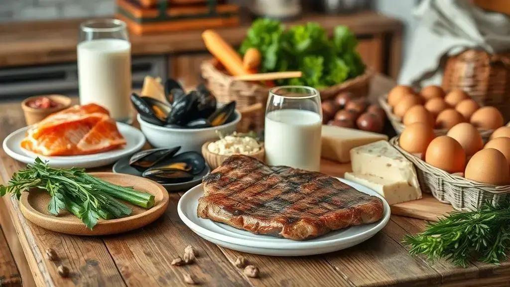 Alimentos ricos em vitamina B12