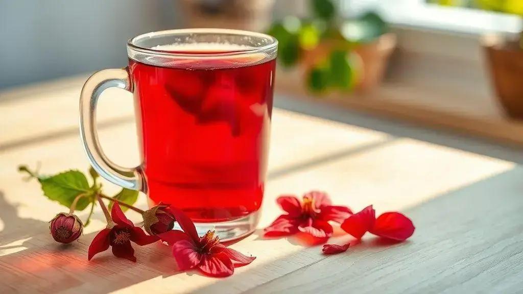 Chá de hibisco: ação diurética e anti-inflamatória