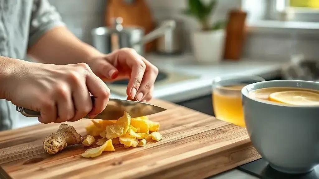 Como preparar o chá de gengibre
