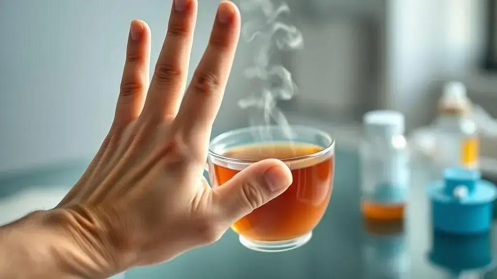 Precauções ao consumir o chá Precauções ao consumir o chá