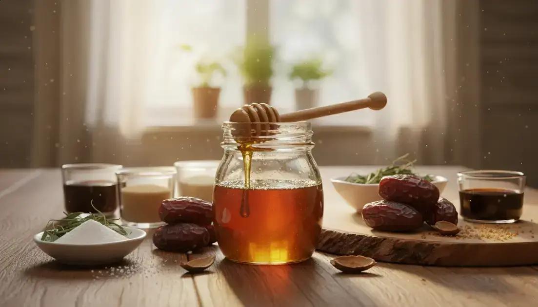 Descubra alternativas saudáveis para substituir o açúcar na sua dieta