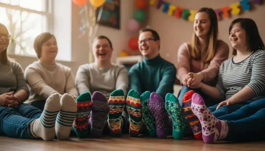 Celebre o Dia Mundial da Síndrome de Down com Meias Trocadas