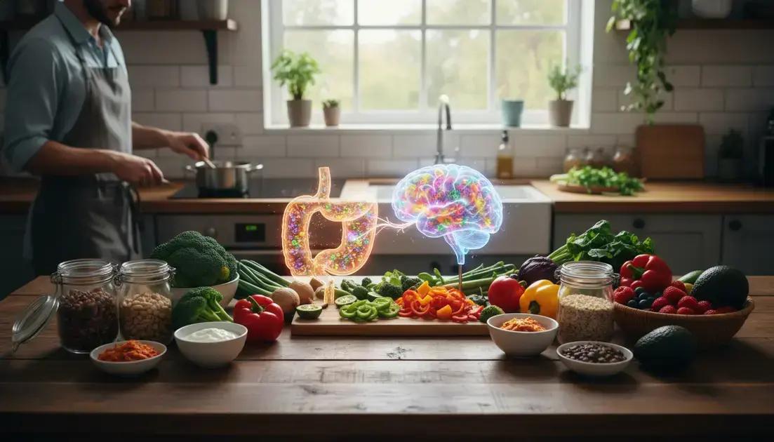 Como o eixo intestino-cérebro influencia a saúde mental e digestiva