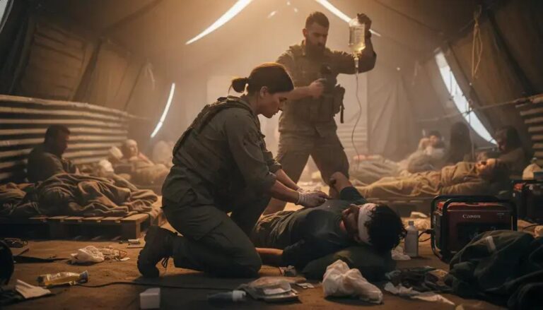 Desafios do atendimento médico em zonas de guerra e conflitos armados