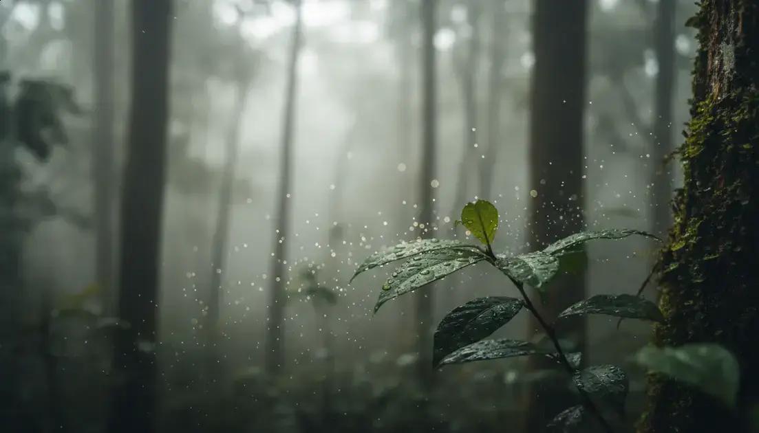 A névoa da Amazônia: como micro-organismos influenciam o clima
