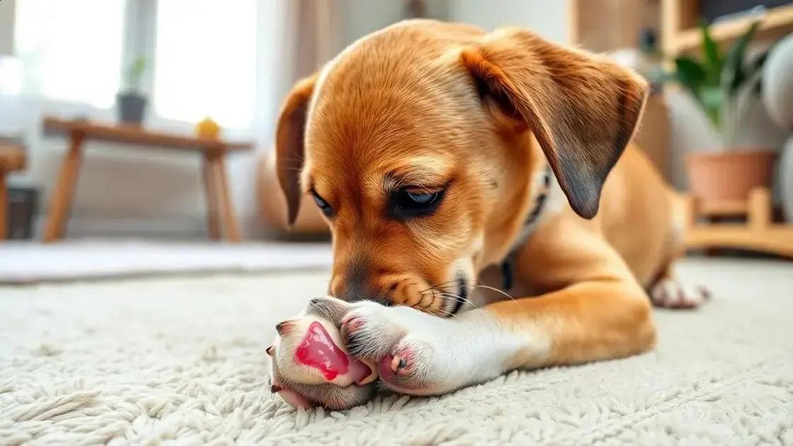 Entenda a dermatite por lambedura em cães e como tratá-la